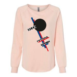 Viktor Tsoi Rock Musician Russia Cinema Gift Womens California Wash Sweatshirt