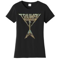 Vintage Triumph Retro Allied Forces Bass Music Instrument Women's T-Shirt