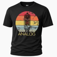 Vacuum Tube Retro Analog Audio Valve Amp Hi Fi Or Guitar Cooling Performance Crew T-Shirt