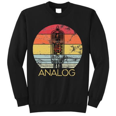 Vacuum Tube Retro Analog Audio Valve Amp Hi Fi Or Guitar Sweatshirt