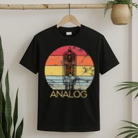 Vacuum Tube Retro Analog Audio Valve Amp Hi Fi Or Guitar T-Shirt