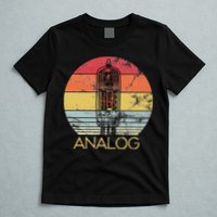 Vacuum Tube Retro Analog Audio Valve Amp Hi Fi Or Guitar T-Shirt