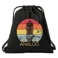 Vacuum Tube Retro Analog Audio Valve Amp Hi Fi Or Guitar Drawstring Bag