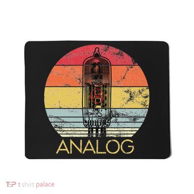 Vacuum Tube Retro Analog Audio Valve Amp Hi Fi Or Guitar Mousepad