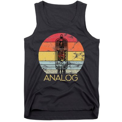 Vacuum Tube Retro Analog Audio Valve Amp Hi Fi Or Guitar Tank Top