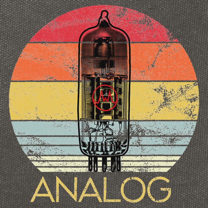 Vacuum Tube Retro Analog Audio Valve Amp Hi Fi Or Guitar Cotton Canvas Backpack