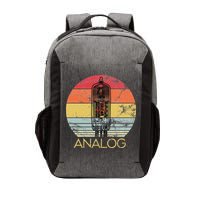 Vacuum Tube Retro Analog Audio Valve Amp Hi Fi Or Guitar Vector Backpack