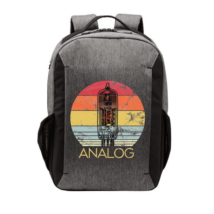 Vacuum Tube Retro Analog Audio Valve Amp Hi Fi Or Guitar Vector Backpack
