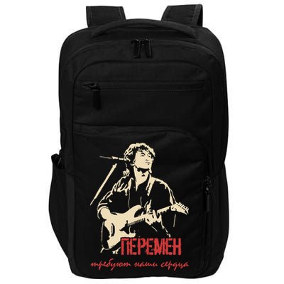 Viktor Tsoi Rock Musician Russia Cinema USSR Impact Tech Backpack