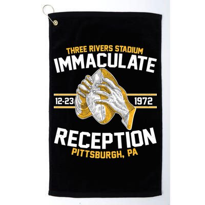 Vintage Three Rivers Stadium Immaculate Reception Football Golf Towel