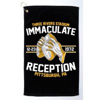 Vintage Three Rivers Stadium Immaculate Reception Football Golf Towel