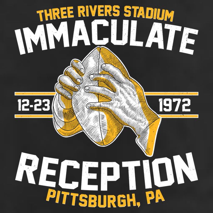 Vintage Three Rivers Stadium Immaculate Reception Football Golf Towel