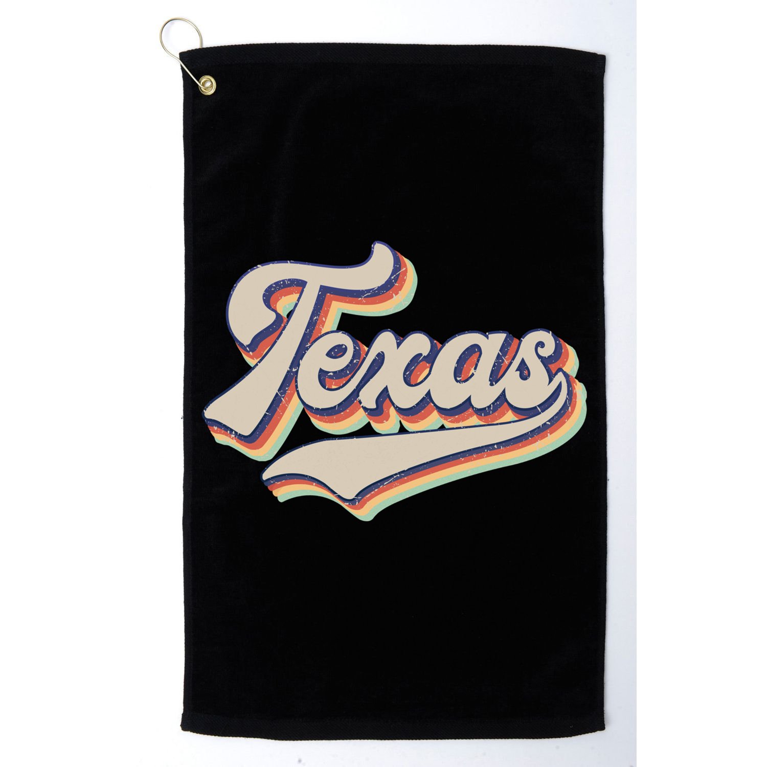 Vintage Texas Retro Sports Funny Gift Funny Gift Golf Towel