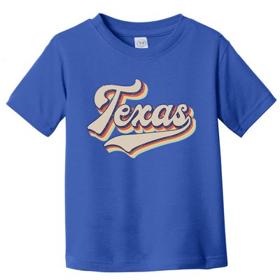 Vintage Texas Retro Sports Funny Gift Funny Gift Toddler T-Shirt