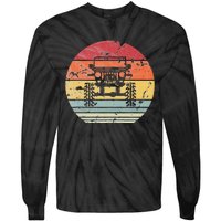 Vintage Truck Retro Sunset 4x4 Car Off Road Tie-Dye Long Sleeve Shirt