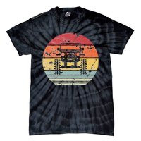 Vintage Truck Retro Sunset 4x4 Car Off Road Tie-Dye T-Shirt