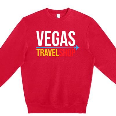 Vegas Travel Shop Las Vegas Nevada Premium Crewneck Sweatshirt