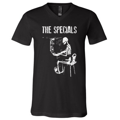 Vintage The Specials Ghost Town V-Neck T-Shirt