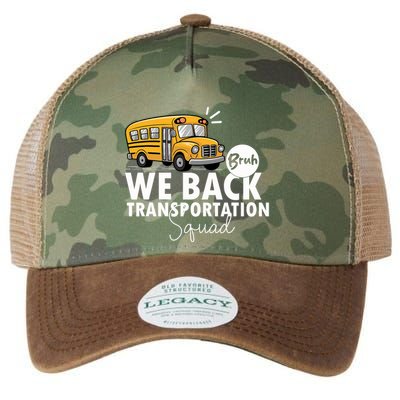 Vintage Transportation Squad Retro School Bus Driver Legacy Tie Dye Trucker Hat