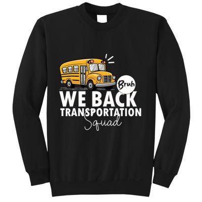 Vintage Transportation Squad Retro School Bus Driver Sweatshirt