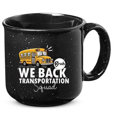 Vintage Transportation Squad Retro School Bus Driver 15oz Campfire Ceramic Mug