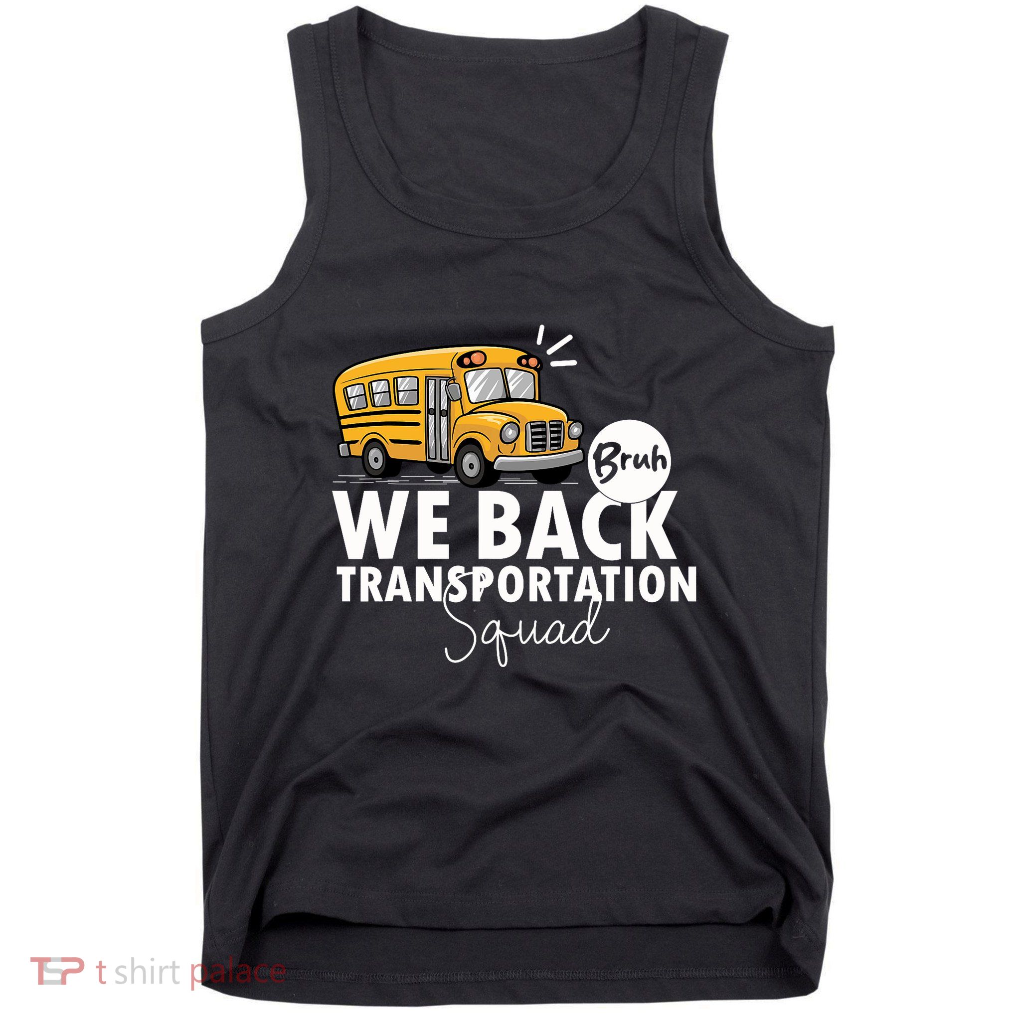 Vintage Transportation Squad Retro School Bus Driver Tank Top