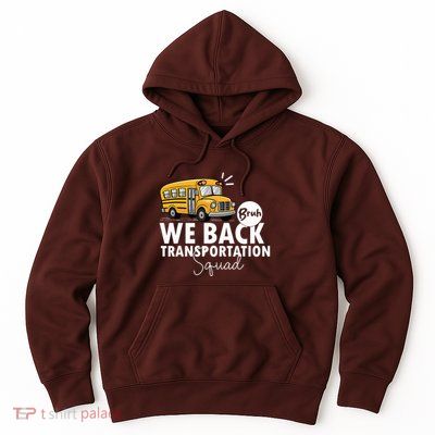 Vintage Transportation Squad Retro School Bus Driver Hoodie