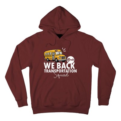 Vintage Transportation Squad Retro School Bus Driver Hoodie