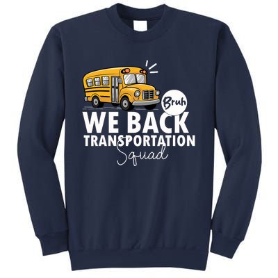 Vintage Transportation Squad Retro School Bus Driver Sweatshirt