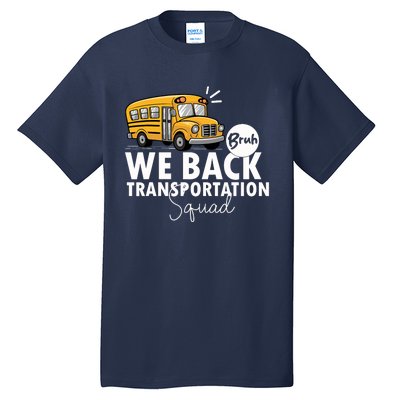 Vintage Transportation Squad Retro School Bus Driver Tall T-Shirt