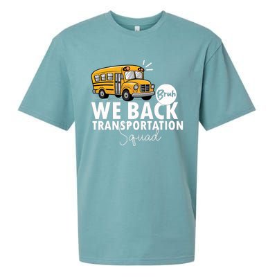 Vintage Transportation Squad Retro School Bus Driver Sueded Cloud Jersey T-Shirt