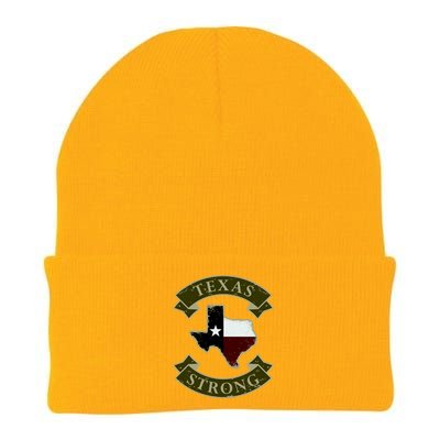 Vintage Texas Strong Logo Knit Cap Winter Beanie