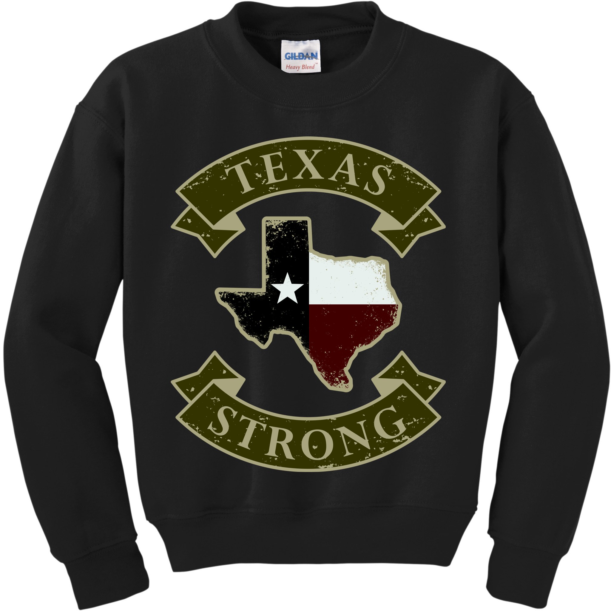 Vintage Texas Strong Logo Kids Sweatshirt