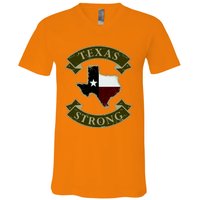 Vintage Texas Strong Logo V-Neck T-Shirt