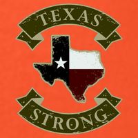 Vintage Texas Strong Logo Button