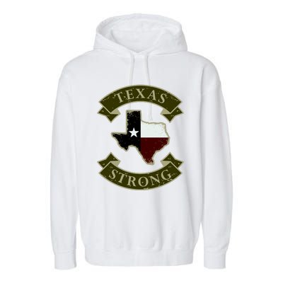 Vintage Texas Strong Logo Garment-Dyed Fleece Hoodie