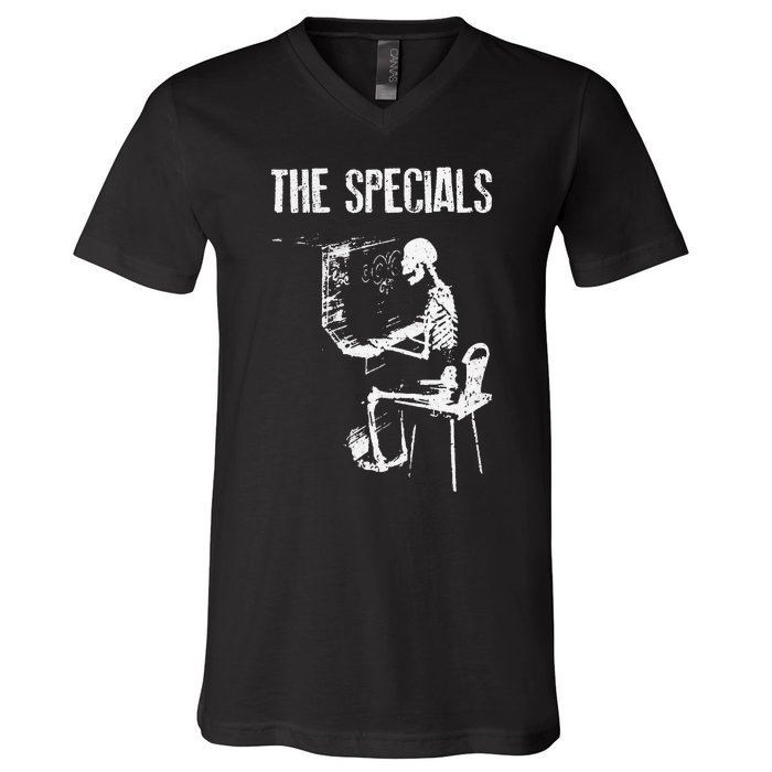 Vintage The Specials Ghost Town V-Neck T-Shirt