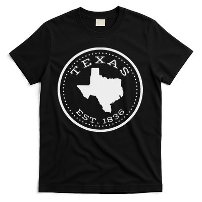 Vintage Texas State Map For Souvenirs T-Shirt