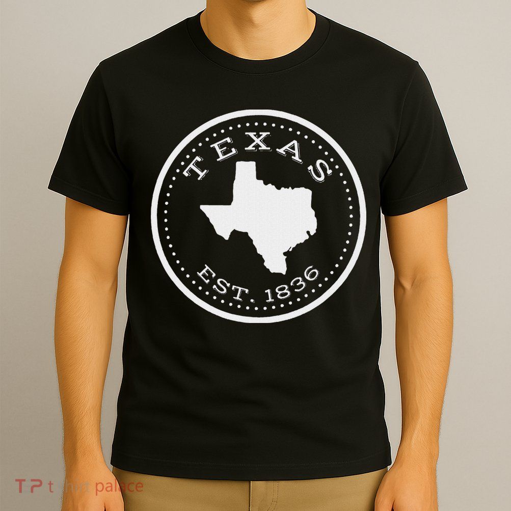 Vintage Texas State Map For Souvenirs T-Shirt