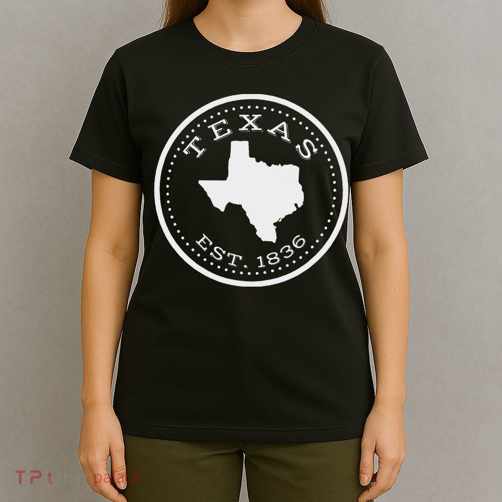 Vintage Texas State Map For Souvenirs T-Shirt