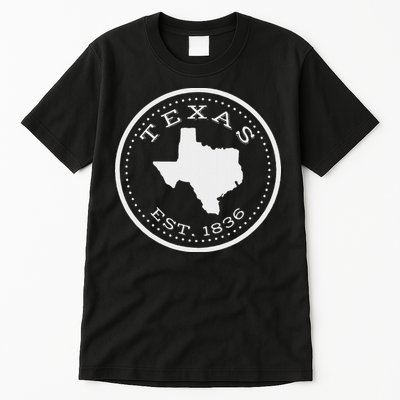 Vintage Texas State Map For Souvenirs Tall T-Shirt