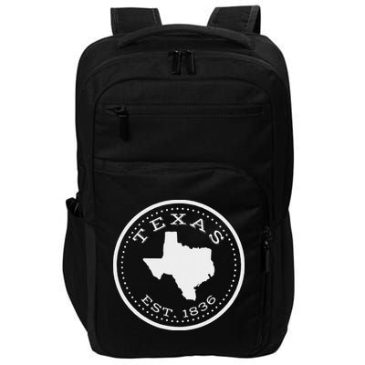 Vintage Texas State Map For Souvenirs Impact Tech Backpack
