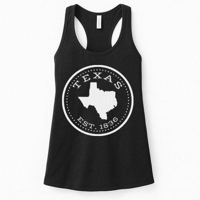 Vintage Texas State Map For Souvenirs Womens Tank Top