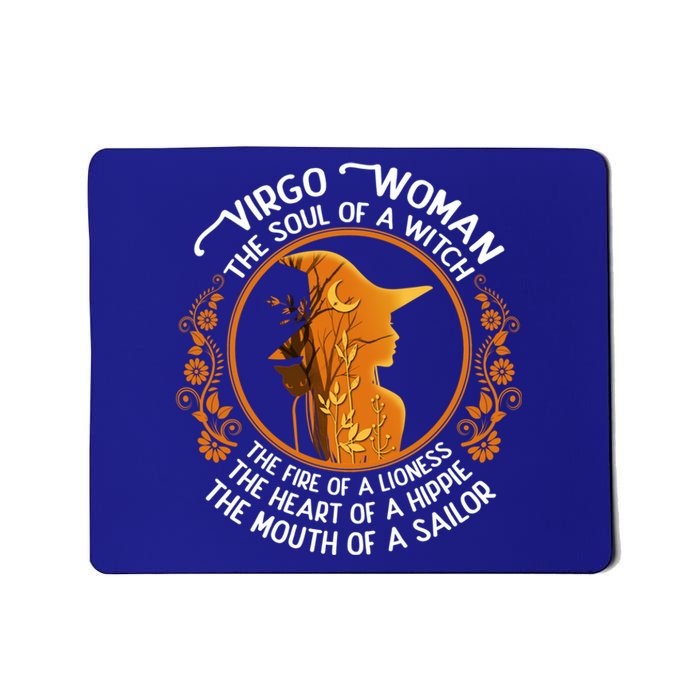 Virgo The Soul Of A Witch Zodiac Sign Birthday Gift Mousepad