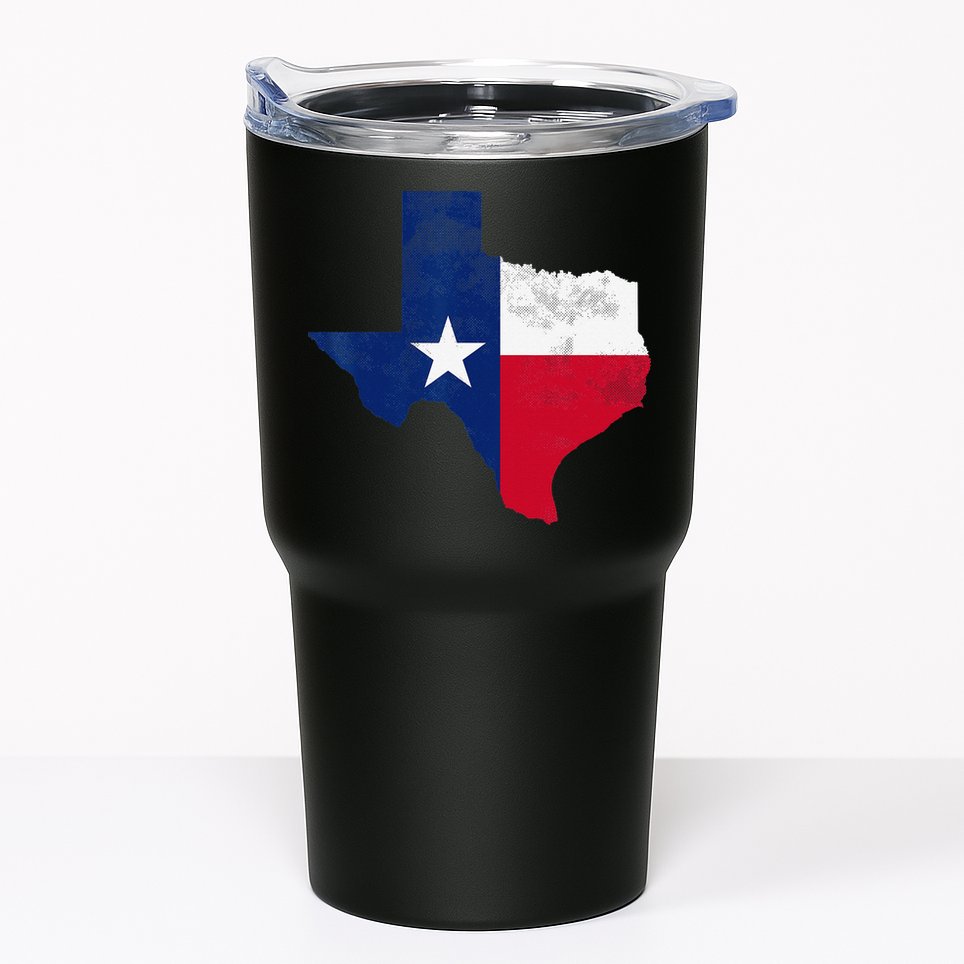 vintage Texas State USA Distressed Flag Grunge Tumbler