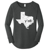 Vintage Texas State Of Texas YAll Tx State Funny Texas Women's Perfect Tri Tunic Long Sleeve Shirt