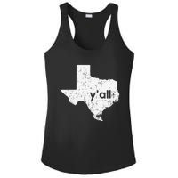 Vintage Texas State Of Texas YAll Tx State Funny Texas Ladies PosiCharge Competitor Racerback Tank