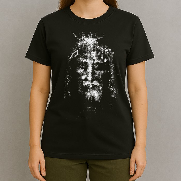 Vintage The Shroud Of Turin Holy Face Of Jesus T-Shirt