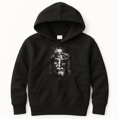 Vintage The Shroud Of Turin Holy Face Of Jesus Kids Hoodie