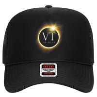 Vt Total Solar Eclipse 2024 High Crown Mesh Back Trucker Hat